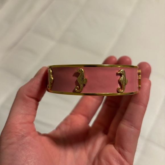 Janna Conor Coral Seahorse Bangle Bracelet - Picture 3 of 4